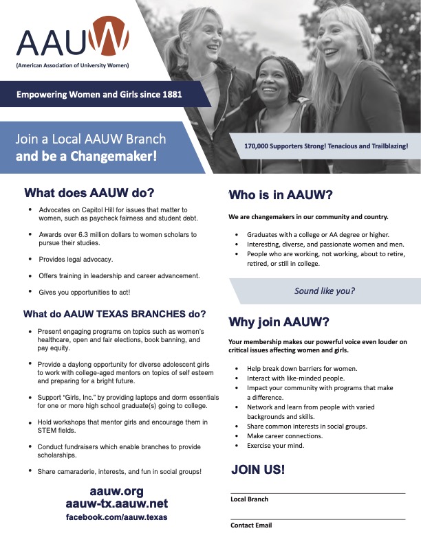 AAUW Join Us